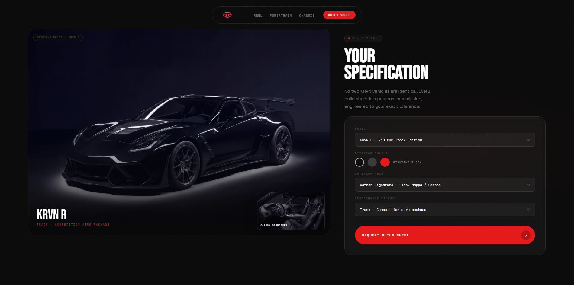 Configurator Midnight Black