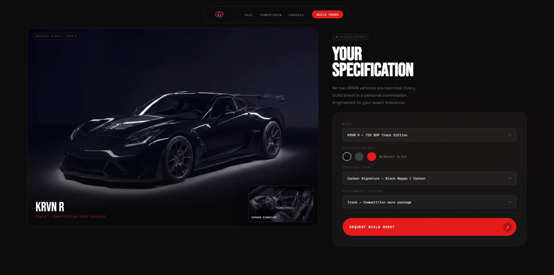 Configurator Midnight Black